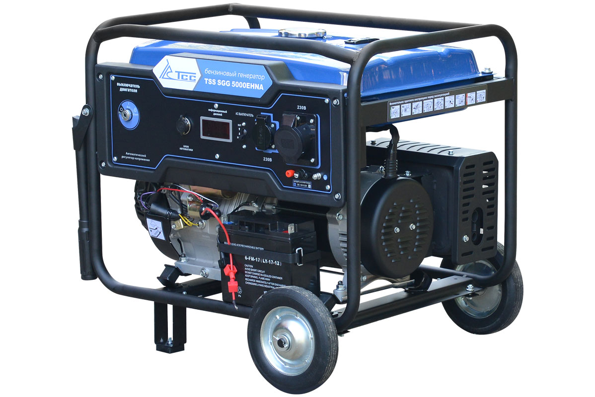 Бензогенератор 5 кВт TSS SGG 5000EHNA Duplex