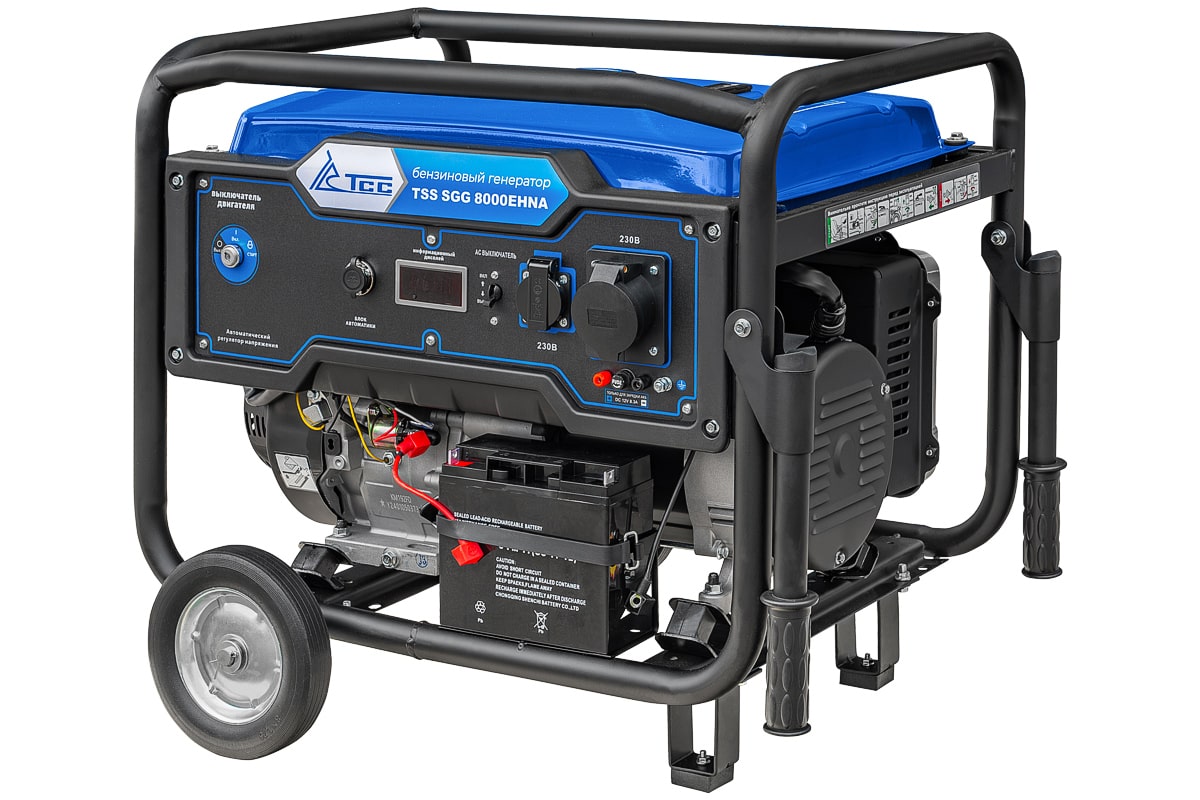 Бензиновый генератор 8 кВт TSS SGG 8500EHNA
